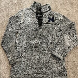 Boxercraft University of Michigan Sherpa Quarter Zip